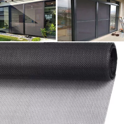 Door Windows Screen Replacement Fiberglass Screen Mesh Roll Cuttable DIY Porch • $239.90