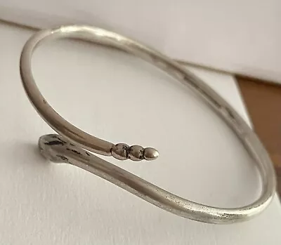 Tiffany & Co. Elsa Peretti Snake Sterling Bangle Bracelet 925 Designer • $450