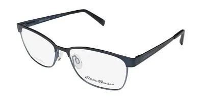 New Eddie Bauer 32204 Eyeglasses Womens Oval Blue Bl 53-15-135 Metal Full-rim • $39.95