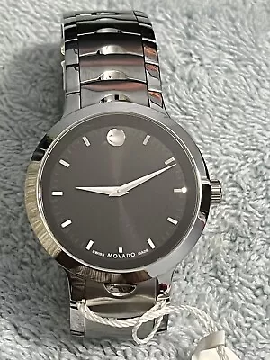 Movado Movado Luno Black Men Watch 607041 • $480