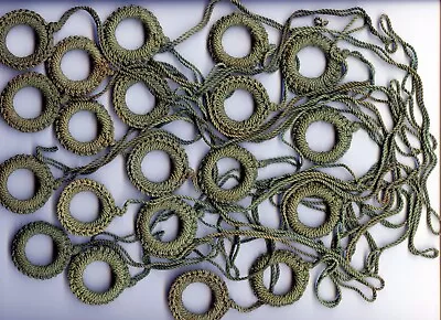 Vintage Crochet Shade Pulls Tassels Lot Of 20 • $10