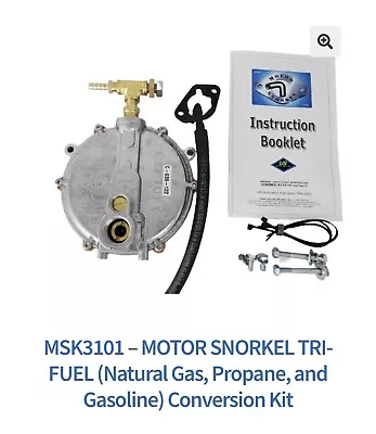 US Carb Propane LP Natural Gas Generator Tri Fuel Motor Snorkel Conversion Kit • $174.99