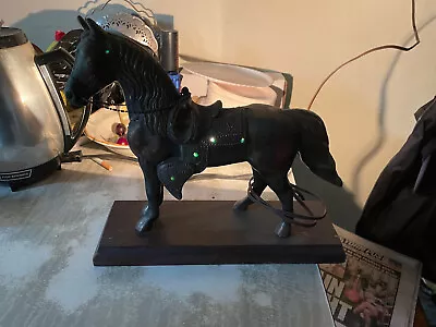 Vintage Horse Brass Table Lamp / Night Light • $134.99