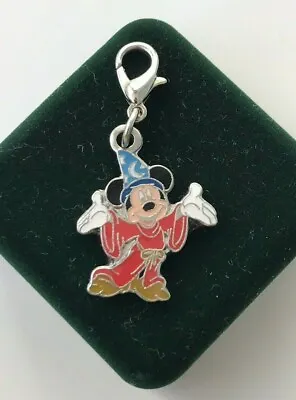 £8.95 • Buy Disney World Mickey Mouse Sorcerer Fantasia Clip On Charm Double Sided Enamel 