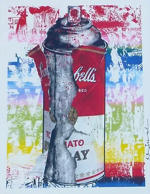 MR BRAINWASH  Torn Spray Can  Unique Mixed Media Original HAND SIGNED 1/1 Framed • $4950