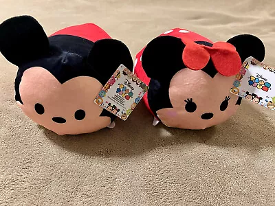 Disney Tsum Tsum Mickey And Minnie Mouse 8” Plush With Original Hang Tags. • $6.99