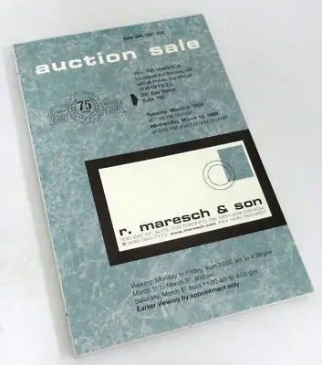 Maresch 1999 Stamp Auction Catalog Great Britain Commonwealth Canada Foreign • $9.49