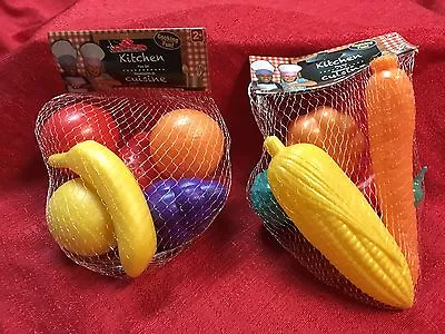 12 Pieces Of Pretend Play Food Kid's Kitchen Fruit & Vegetables • $8.49