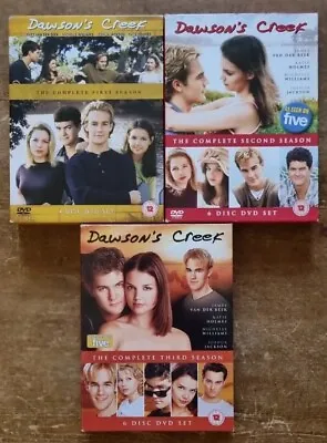 Dawsons Creek DvD Bundle X3 Complete Seasons 1-3 1998 TV Series Box Set Cert 15 • £7.49