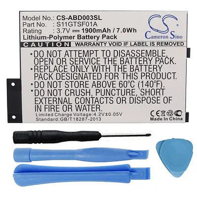 $13.95 • Buy 170-1032-01 GP-S10-346392-0100 S11GTSF01A Battery For Kindle 3 Keyboard D00901