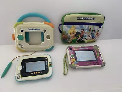 Lot Of 2 VTech Kids Learning Play Tablets Innotab 3 Baby + Case & Innotab S • $40