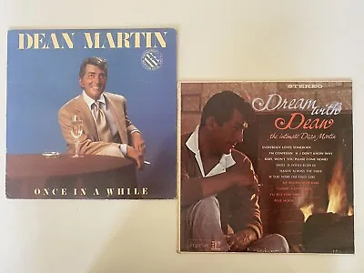 Lot Of 2 Dean Martin Dream With Dean Vinyl LP RS-6123 & Once In A While VG+/ VG+ • $18