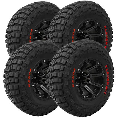 (QTY 4) LT265/75R16 Kenda Klever M/T2 KR629 123/120R LR E Red Letter Tires • $998.96