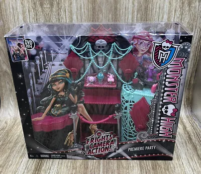 MH Frights Camera Action Black Carpet Premiere Party Playset Monster High BDD91 • $46.99