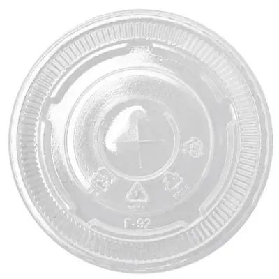 C-H662TS-A 92Mm Diameter Flat Lids For  Dessert Cups And Cold Cups Case Of 1000 • $70.55