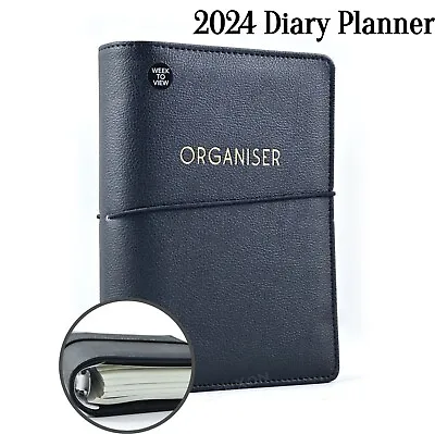 2024 Diary Planner Week To View Organiser Refill Pages Address Book To Do List • £9.76