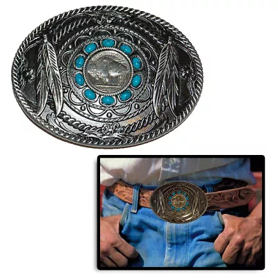 Coin Belt Buckle With Genuine Buffalo Nickel Coin • $9.95