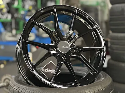 New 17x7.5J Advanti HYBRIS 5x114.3 Fits HONDA TOYOTA MAZDA KIA BLACK (4 WHEEL) • $1825