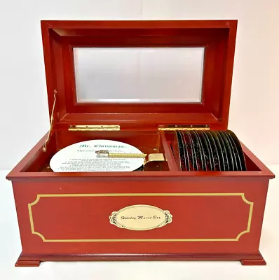 Holiday Music Box Mr. Christmas Holiday Symphonium W/ All 16 Discs • $45