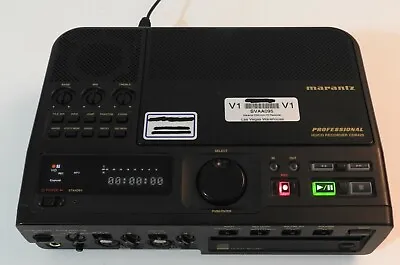 Marantz Cdr-420 U1b Cd Hd Mp3 Recorder Player Portable With Heavy Duty Case! • $190