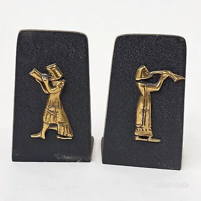 Set Of Dayagi Brass Book Ends Made In Israel 3 X 5” • $49.99