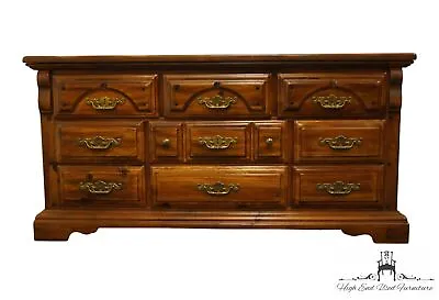 AMERICAN DREW Solid Pine Rustic Country French 67  Triple Dresser 82-130 • $835.99