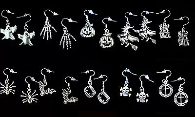 Buy 2 Get 1 Free~halloween Dangle Earrings~925 Sterling Silver Hook~you Pick • $1.97