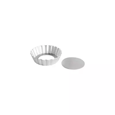 Removable Bottom Fluted Tart Pan 6.5 X 1 Inch Silver • $11.54