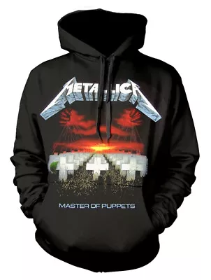 Metallica Master Of Puppets Tracks Pull Over Hoodie OFFICIAL • £44.89