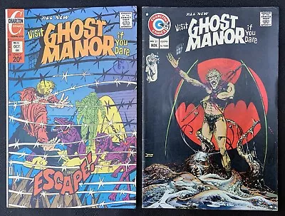 GHOST MANOR Nos.15 & 21. Job Lot. 1973/4 Charlton Comics. FN. SALE • £7.70