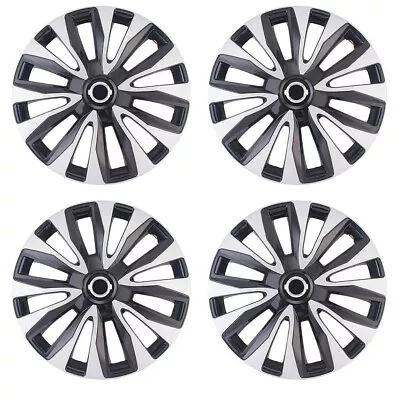 15 Inch Car Wheel Rim Skin Cover SUV Hubcap Wheel Cover Silver Black 4PCS/SET • $52.24