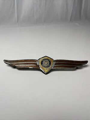 Vintage Dodge Brothers Winged Trunk Emblem Badge Fox Co Cincinnati Made In USA • $84.99