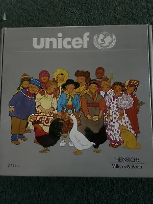 UNICEF Heinrich Plate 11/7 Our Children Villeroy & Boch Collectors Plate S328-00 • $30