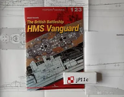 The British Battleship HMS Vanguard - Kagero Topdrawings - English! *NEW* • $12.90