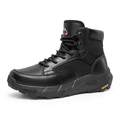 Mens Military Boots Tactical Boots 6 Inches Hiking Outdoor Coyote Combat Boots • $66.99