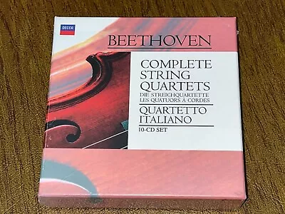 Quartetto Italiano-beethoven:complete String Quartets/original Decca 9cd-sealed • $7.50