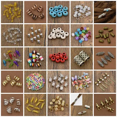 Vintage Women Girl Dreadlock Beads Braid Decor Diverse Hair Accessories Jewelry • $1.42