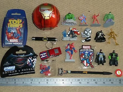 JOB LOT GEEKY MARVEL DC TOYS MODELS FIGURE Spiderman Batman Collector Corp Funko • £14.99