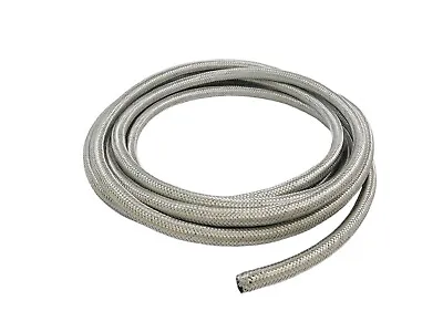 8mm Id Universal Stainless Steel Braided Rubber Fuel Injection Hose Pipe Ix • $20.33