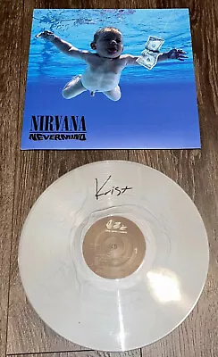 Krist Novoselic Autographed Silver Edition Nevermind Vinyl Nirvana Signed Auto • $282.62