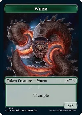 1x FOIL Wurm Token - NM ENG • $4.47