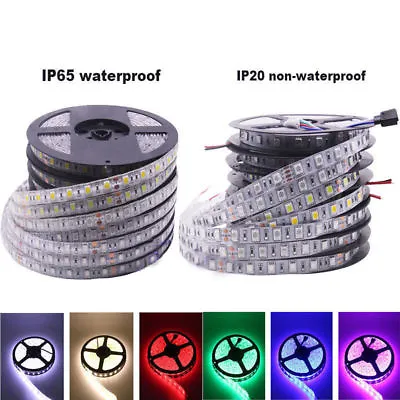 Bright 12V 5M 16.4ft 5050 RGB Waterproof SMD 300 LED Flexible Strip Light • $9.49