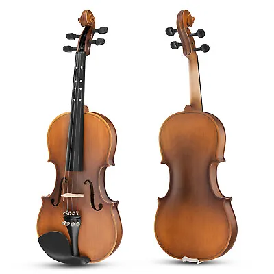 🎻 Eastar 4/4 Full Size Violin Set Student Fiddle + Case Shoulder Rest | Refurb • $99.99