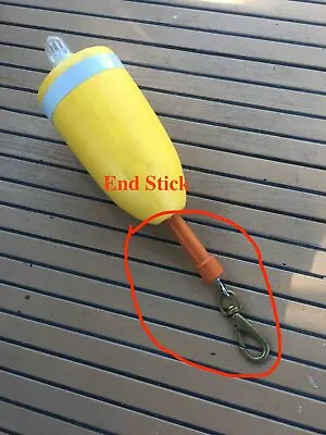 Pack Of 5 Weighted End Stick For Lobster Crab Hoop Net Lighted Marker Buoy • $92.25