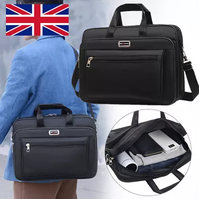 17  Laptop Bag Waterproof​ Business Notebook Briefcase Shoulder Bag Case NEW • £10.69