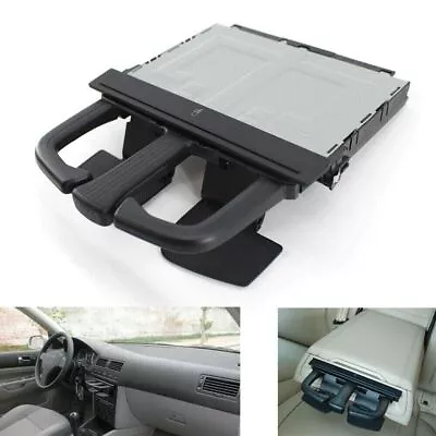$28.55 • Buy Front Dash Cup Holder Fit For VW Golf Jetta Bora MK4 GTI R32 99-04 Plastic ABS
