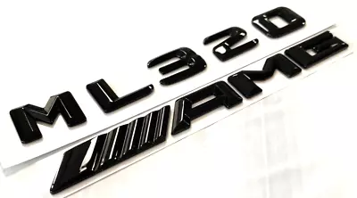 #1 Black Ml320+amg Fit Mercedes Ml320 Rear Trunk Emblem Badge Nameplate • $22.99