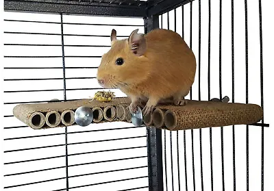 Degu Corner Shelf - Pet Toy Degu Rat Gerbil Hamster Cage Accessory. • £12.99