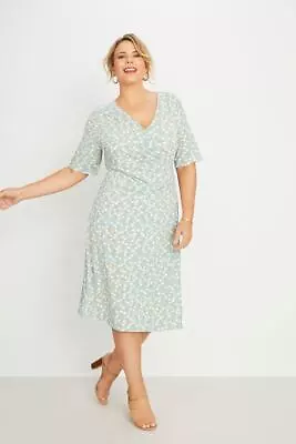 $27.97 • Buy Sara Gather Front Dress Womens Plus Size Clothing  Dresses Tank Dress