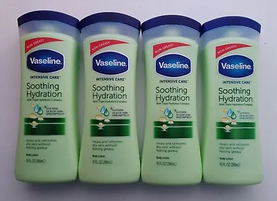 4 Vaseline Intensive Care Soothing Hydration Body Lotion - 10 FL OZ -  • $23.49